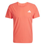 adidas Bekleidung adidas Adizero Laufshirt Herren-Koralle