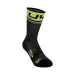 UYN Bekleidung UYN Runner's One Mid Socks Laufsocken Herren-Grau,Limette