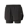 Run Favorite Woven 2in1 3in Laufshorts Damen-Schwarz