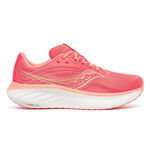 Saucony Laufschuhe Saucony Ride 18 Neutralschuh Damen-Koralle,Orange
