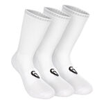 ASICS Bekleidung ASICS Crew Sportsocken 3er Pack-Wei&szlig;,Schwarz