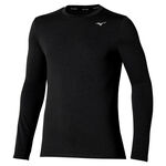 Mizuno Bekleidung Mizuno Core Impulse Laufshirt Herren - schwarz, 
