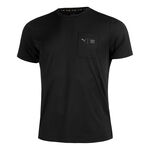 Puma Bekleidung Puma First Mile Laufshirt Herren-Schwarz