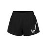 Dri-Fit One Swoosh Laufshorts Damen-Schwarz