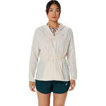 ASICS Bekleidung ASICS Road Packable Laufjacke Damen-Creme