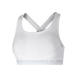 Under Armour Bekleidung Under Armour Crossback Mid Sport-BH Damen-Weiß,Grau