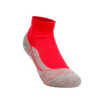 Falke Bekleidung Falke RU4 Endurance Short Laufsocken Damen-Rot,Hellgrau