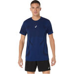 ASICS Bekleidung ASICS Road Seamless Laufshirt Herren-Blau