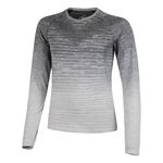 ASICS Bekleidung ASICS Seamless Longsleeve Damen-Weiß,Grau