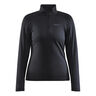 Core Gain Midlayer Laufshirt Damen-Schwarz