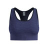 Seamless Medium Padded Sport-BH Damen-Blau