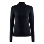 Craft Bekleidung Craft Core Dry Active Comfort Half-Zip Longsleeve Damen-Schwarz