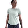 Swift Laufshirt Damen - oliv, silber