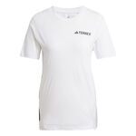 adidas Bekleidung adidas Terrex XPR Laufshirt Damen-Weiß