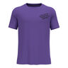 Essential Print Laufshirt Herren-Lila