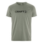 Craft Bekleidung Craft Core Essence Logo Laufshirt Herren-Grün
