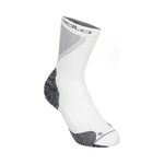 Odlo Bekleidung Odlo Ceramicool Run Crew Laufsocken-Weiß