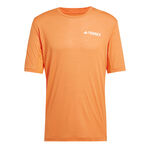 adidas Bekleidung adidas Terrex XPR Laufshirt Herren-Orange,Schwarz