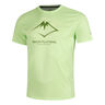 Fujitrail Logo Laufshirt Herren-Limette,Oliv