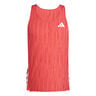 Adizero Tank-Top Herren-Rot,Weiß