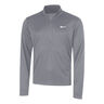 Pacer Half-Zip Laufshirt Herren-Grau