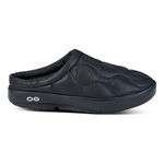 OOFOS Laufschuhe OOFOS Oocoozie Thermo Mule Recoveryschuh-Schwarz,Neongrün