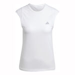 adidas Bekleidung adidas Fast Laufshirt Damen-Weiß