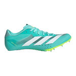 adidas Laufschuhe adidas Sprintstar Spikeschuh Unisex-t&uuml;rkis, wei&szlig;