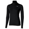 Core Impulse Half Zip Laufshirt Damen-schwarz