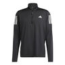Own The Run Half Zip Longsleeve Herren-Schwarz