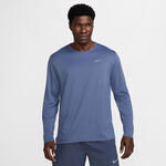 Nike Bekleidung Nike Dri-Fit UV Miler Laufshirt Herren - blau, silber