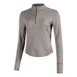 Nike Bekleidung Nike Swift Half-Zip Laufshirt Damen-Braun