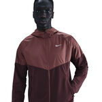 Nike Bekleidung Nike Miler Laufjacke Herren - dunkelrot, bronze