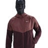 Miler Laufjacke Herren - dunkelrot, bronze