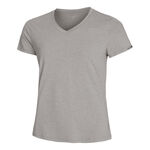 NEO Bekleidung NEO Flyweight V-Teeme Laufshirt Damen-Grau