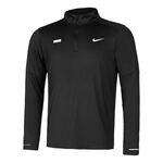 Nike Bekleidung Nike Dri-Fit Dri-FIT Element Flash Half-Zip Laufshirt Herren-Schwarz,Silber