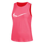 Nike Bekleidung Nike Dri-Fit One Swoosh Laufshirt Damen-Berry