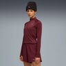 Velocity Cloudspun 1/4 Zip Laufshirt Damen-Rot