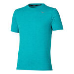 Mizuno Bekleidung Mizuno Core Impulse Laufshirt Herren-Blau