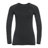 Performance Warm Eco BI Top Crew Neck Longsleeve Damen-Schwarz,Anthrazit