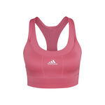 adidas Bekleidung adidas Medium Support Primeknit Sport-BH Damen-Rot