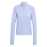 adidas Bekleidung adidas Adizero 1/4 Zip Laufshirt Damen-Hellblau
