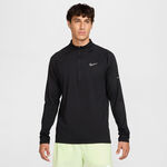 Nike Bekleidung Nike Stride Half-Zip Laufshirt Herren - schwarz, silber