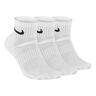 Everyday Cush Ankle Sportsocken 3er Pack-Weiß,Schwarz