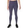 Road Winter High Waist Lauftight Damen-Blaugrau
