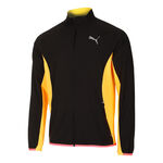 Puma Bekleidung Puma Run Elite Ultraweave Laufjacke Herren - schwarz, orange