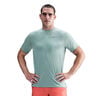 Stride Laufshirt Herren - türkis, silber