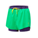 Ronhill Bekleidung Ronhill Tech Distance Twin Laufshorts Damen-Grün,Lila