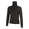 Swift Therma-Fit Laufshirt Damen-Schwarz