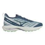 Mizuno Laufschuhe Mizuno Wave Rider GTX 2 Trailschuh Damen-Petrol,Grün
